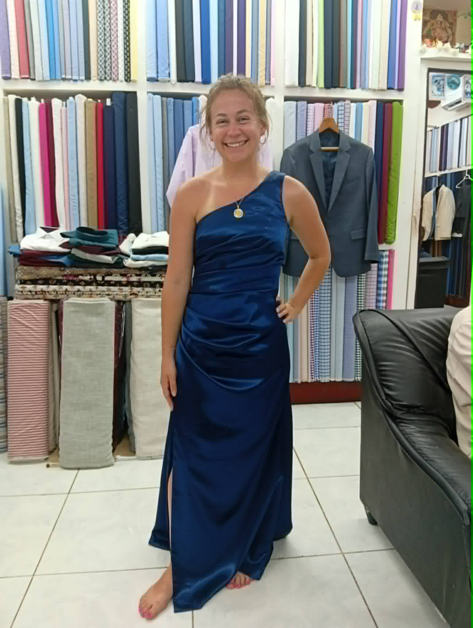 Custom evening dress